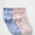 V-LOGO QTR CREW SOCK 2PK Pink Miscellaneous