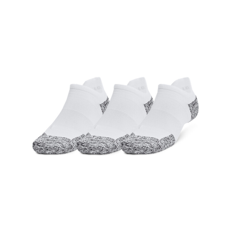 UA Velociti Run Cush 3pk NS-WHT WHT-100