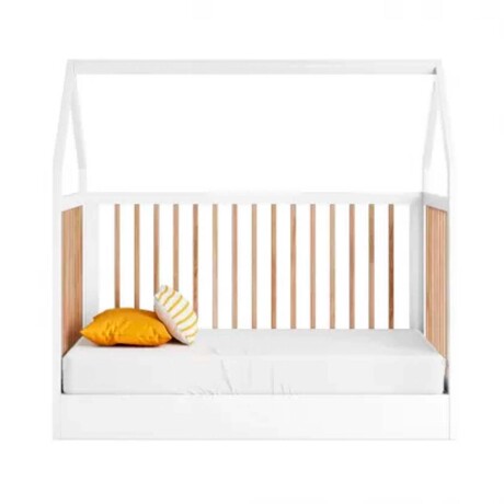 ROCKY CUNAS MDF-Y-MADERA BLANCO CUNA CASITA 2EN1