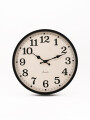 RELOJ REDONDO DE PARED NEGRO