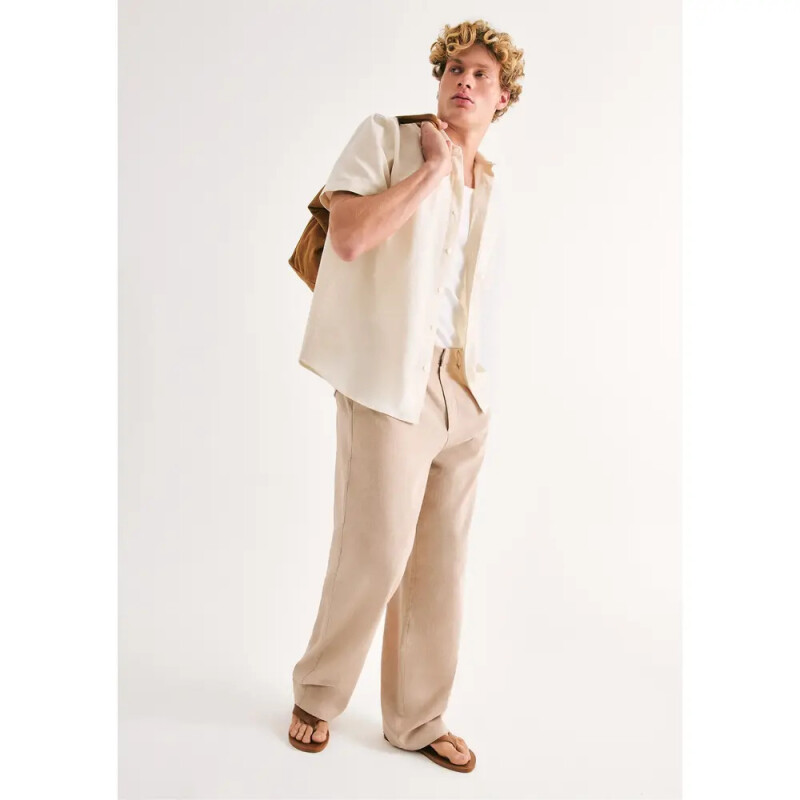 CAMISA MM MASC BEGE CLARO