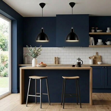 ARTEFACTO COLGANTE DECORATIVO ALPHA Lámpra Colgante Alpha Negro