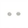 Caravanas Punto de Luz-Plata 925-Piedra Zirconia-CA3044 conpiedra
