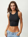MUSCULOSA BELT NEGRO
