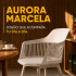 Silla Comedor ComboHome Cocina Aurora Marcela Nórdica 83Cm ® Beige 1