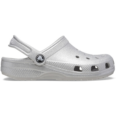 Classic Clog Glitter Gris