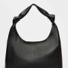 Cartera al hombro Juana en Cuero Negro