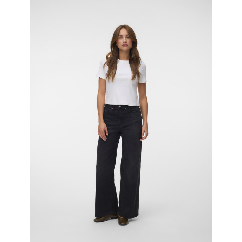 VMOLIVIA STRETCH HR WIDE JNS LI1101 NOOS BLACK DENIM