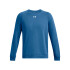 UA Rival Fleece Crew-BLU BLK-001