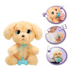 Peluche Cachorro Interactivo 22cm Labrador Baby Paws Beige