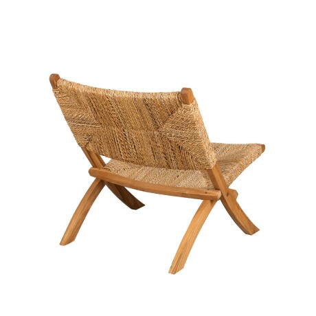 BUTACA RATTAN-Y-MADERA MARRON BRAZIL MARRON CLARO