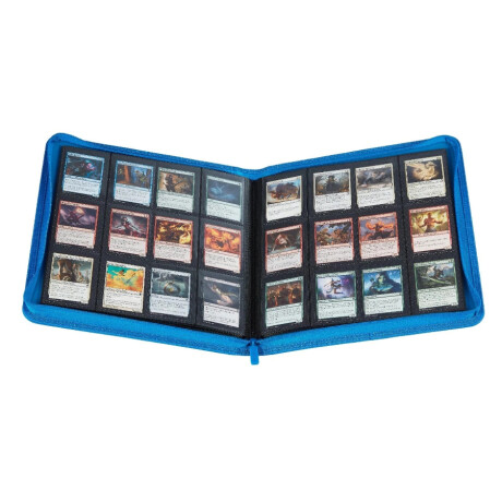 Carpeta x8 Pocket Binder Blue Carpeta x8 Pocket Binder Blue