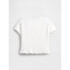 IE SS RFL HEM LOGO TEE NEW OFF WHITE