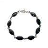 Pulsera Almendra - Plata 925 - Ónix - PU3002 conpiedra