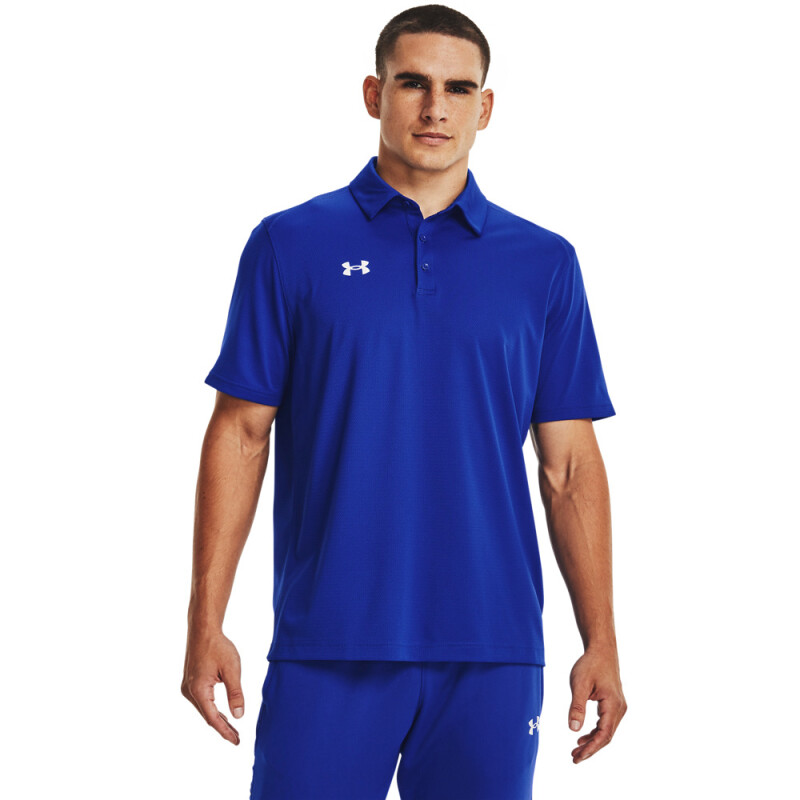 UA M's Team Tech Polo-BLU BLU-400
