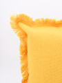 FUNDA DE ALMOHADON MOSTAZA