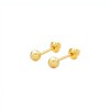 Abridores Bolita-Oro 18k-Sin piedra-AB9534 sinpiedra