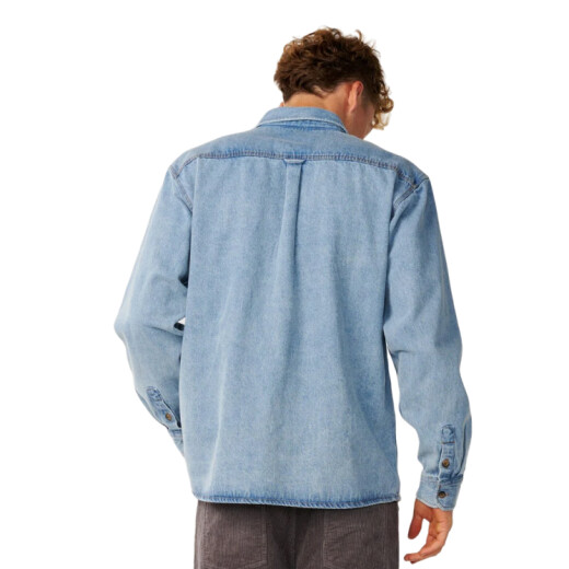 Camisa Rip Curl Classic Surf Denim - Azul Camisa Rip Curl Classic Surf Denim - Azul