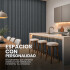 Pack x10 Wpc Simil Madera Wall Panel Lambrin 2.90x16.7 Gris negro 1