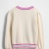DIS COTTON CREW SWEATER IVORY FROST