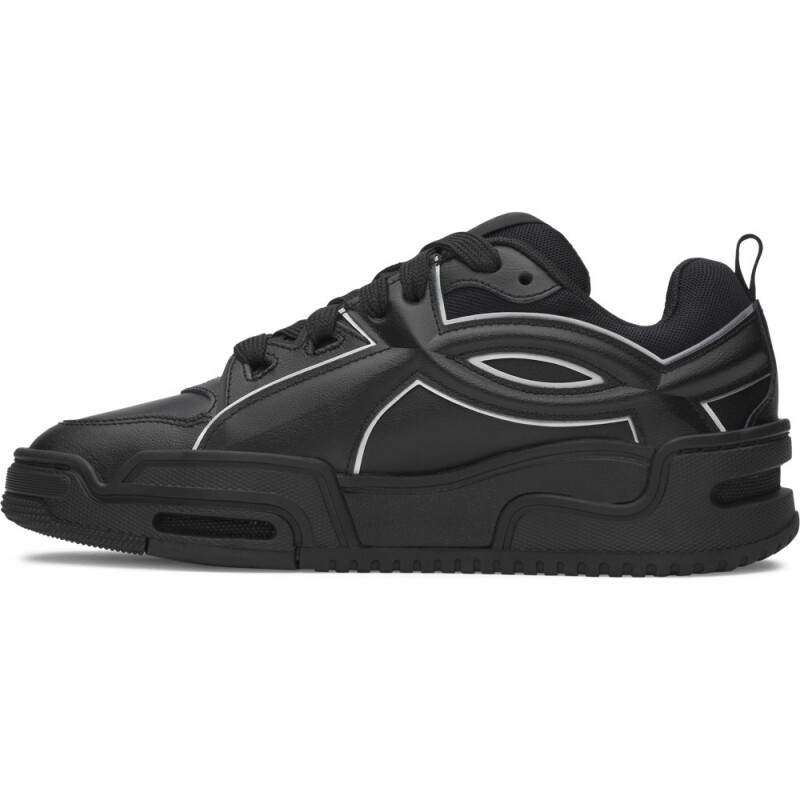 UA HB-LO-WHT BLK-003