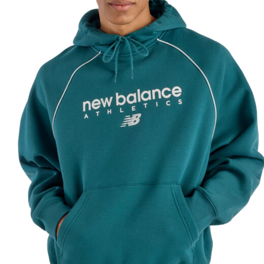 Canguro New Balance Trackside Fleece - Verde Canguro New Balance Trackside Fleece - Verde