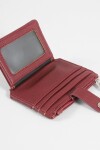 Tarjetero shinny bordo