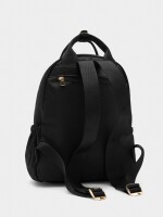 Mochila De Nylon Con Colgante De Corazón negro