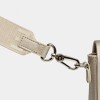 Bandolera The Flap Penny en efecto cuero saffiano Metalizado