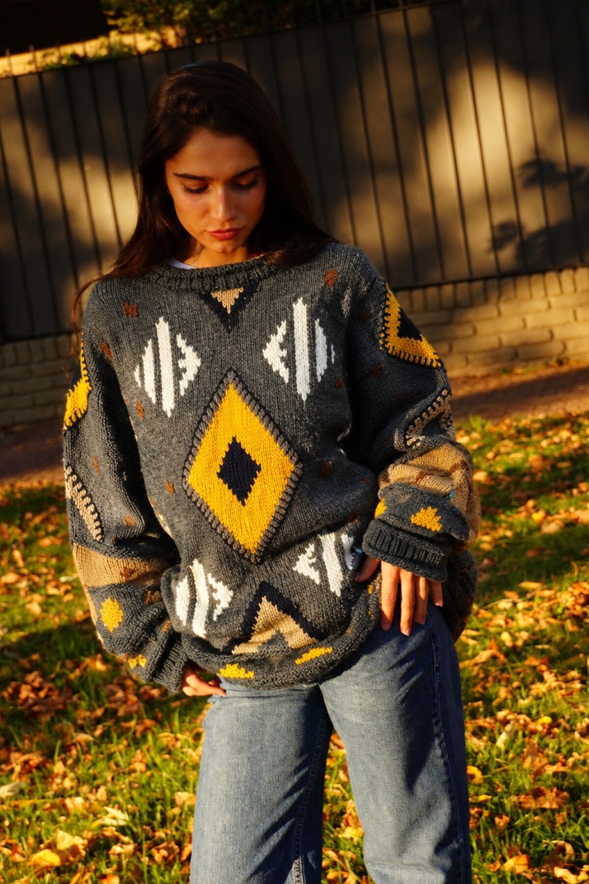 Sweater Gitano Lana Base Gris