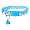 Collar Para Gatos Animal Print Con Cascabel CELESTE