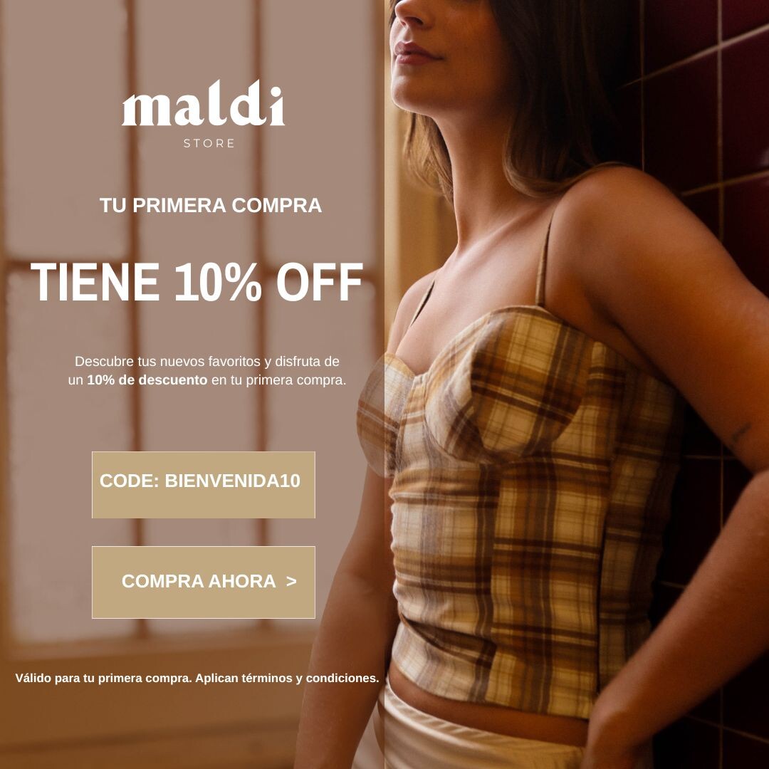 TU PRIMERA COMPRA TIENE 10% OFF