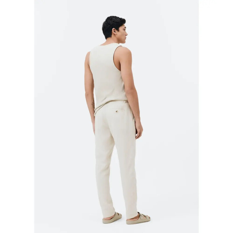 CALCA MASC ADULTO OFF WHITE