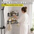 Set X2 Estantes Esquinero Organizador Baño Ducha Y Adhesivos Linea Premium Imback Color Negro Set X2 Estantes Esquinero Organizador Baño Ducha Y Adhesivos Linea Premium Imback Color Negro