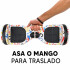 Skate Patineta Eléctrica 6.5" Con Música + Luces Led BLANCO