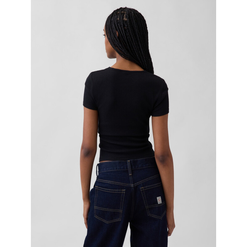 FRCH SS MOD 2X2 LOGO TEE BLACK