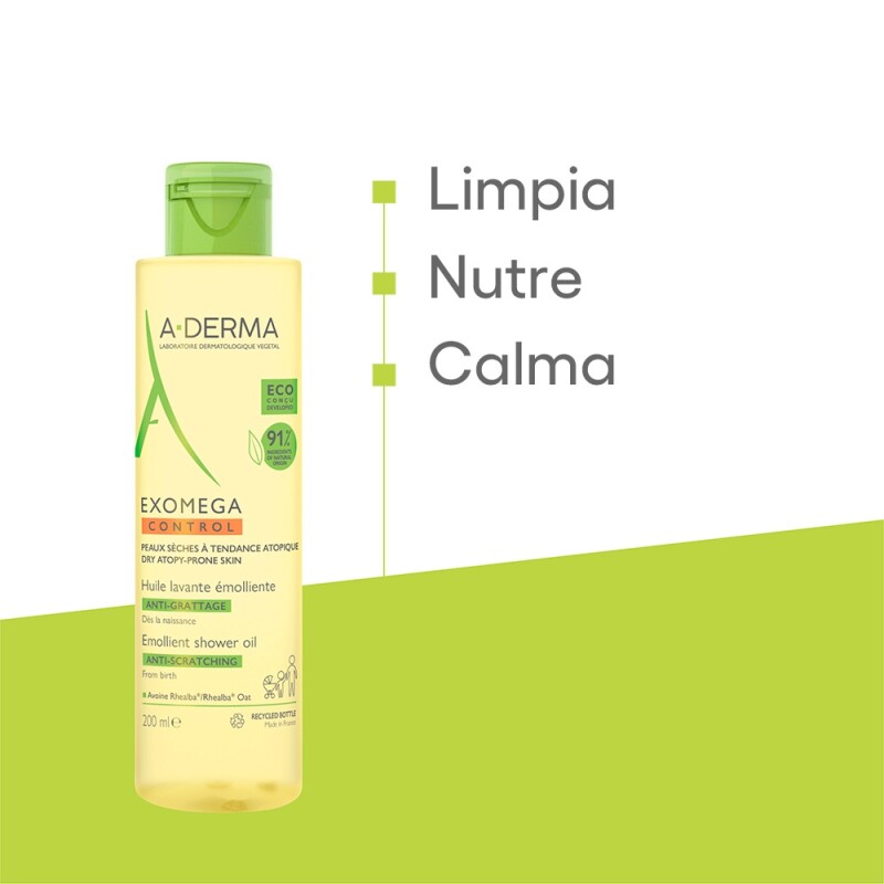 Aderma Exomega Control Aceite De Baño 200 Ml. Aderma Exomega Control Aceite De Baño 200 Ml.
