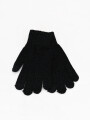 GUANTES BRILLOS NEGRO