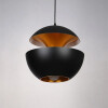 LUMINARIA DE TECHO GOLDEN BLACK NEGRO - Large
