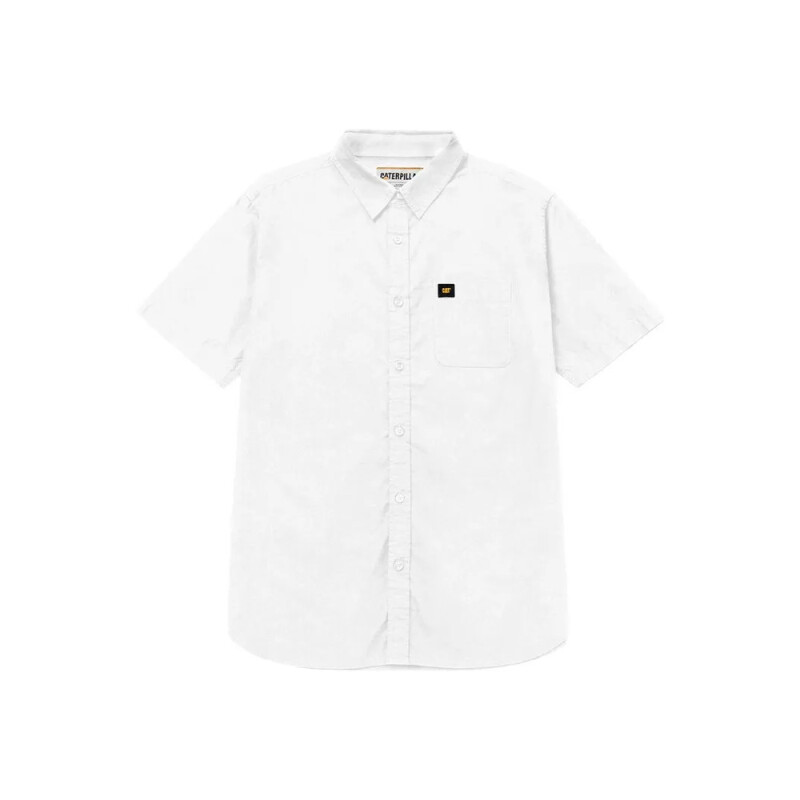 CAMISA CAT MC POPLIN BLANCO 0