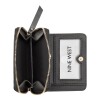 Small Leather Goods Fleura Zip Around Black