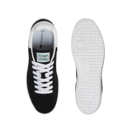 Championes Lacoste Baseshot Leather Black White