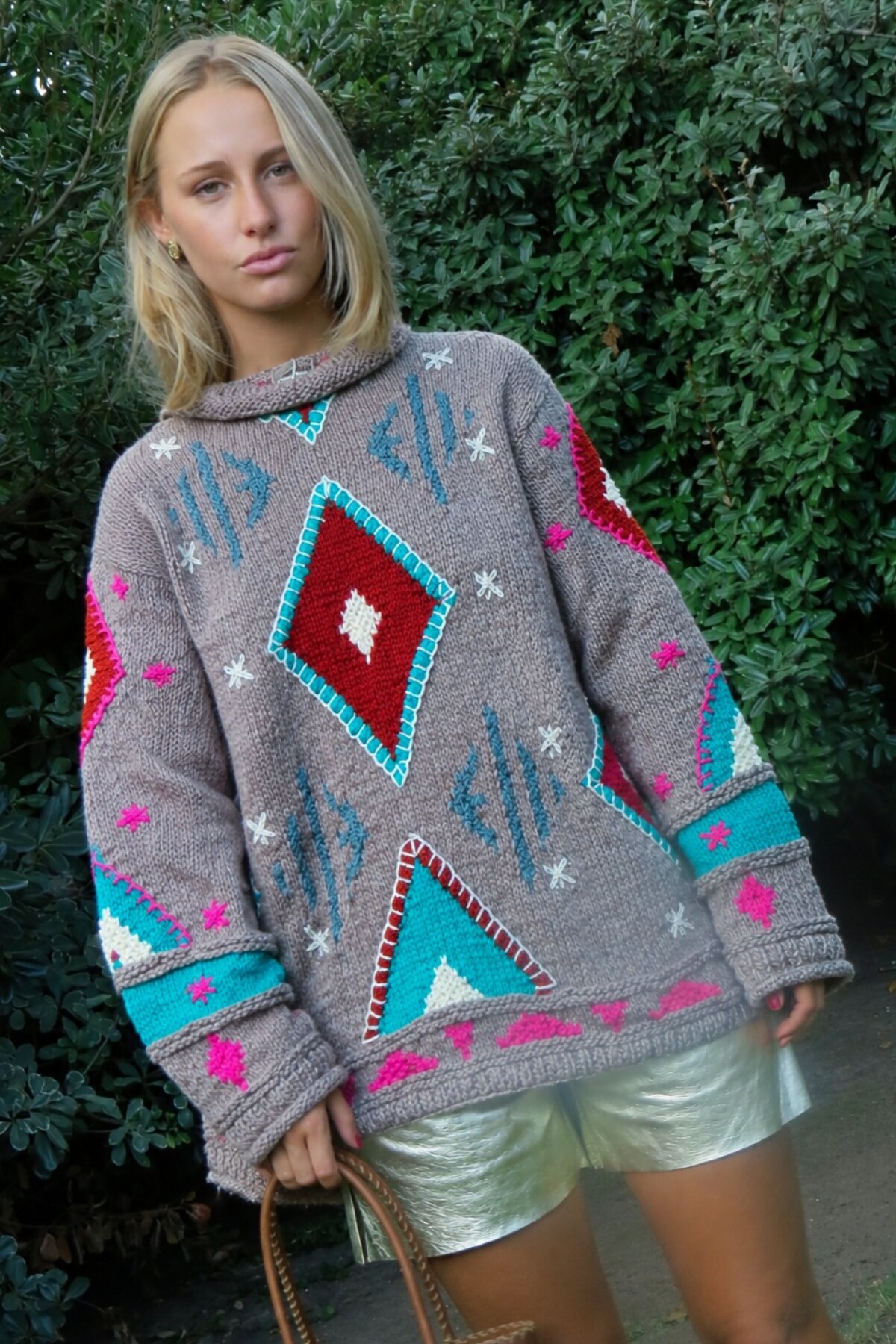 Sweater Gitano Lana Base Topo