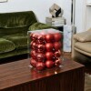 Set x24 chirimbolos 6 cm para árbol de navidad Rojo