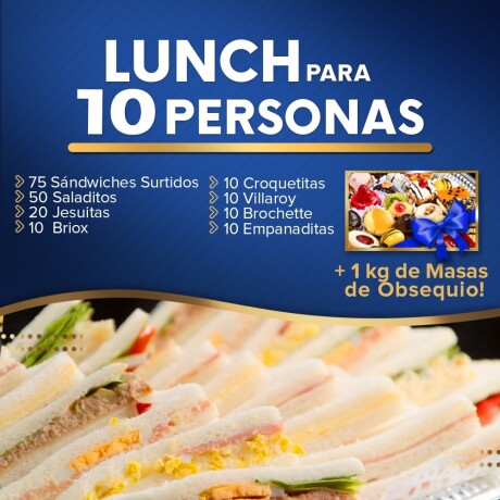 Lunch para 10 personas Lunch para 10 personas