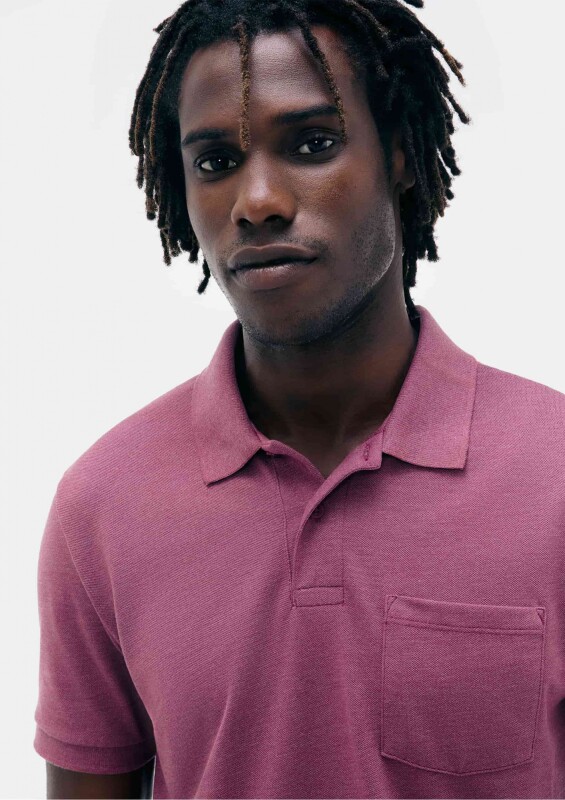 CAMISA POLO MM MASC ROXO MESCLA