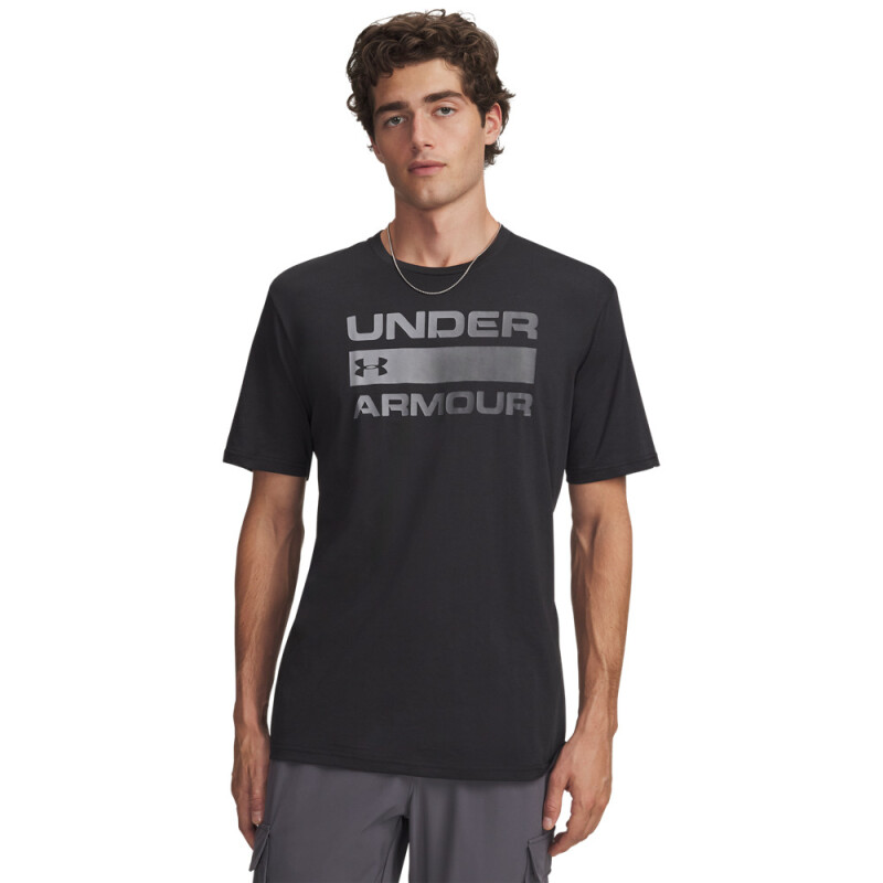 UA TEAM ISSUE WORDMARK SS-BLU BLK-001