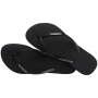 Sandalias Havaianas Slim Glitter Ii Mujer Negro/Negro