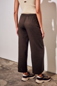 Pantalón Lino Oliva