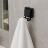 Gancho para Toalla con Ventosa en Acero de Carbono Future - Negro Gancho para Toalla con Ventosa en Acero de Carbono Future - Negro